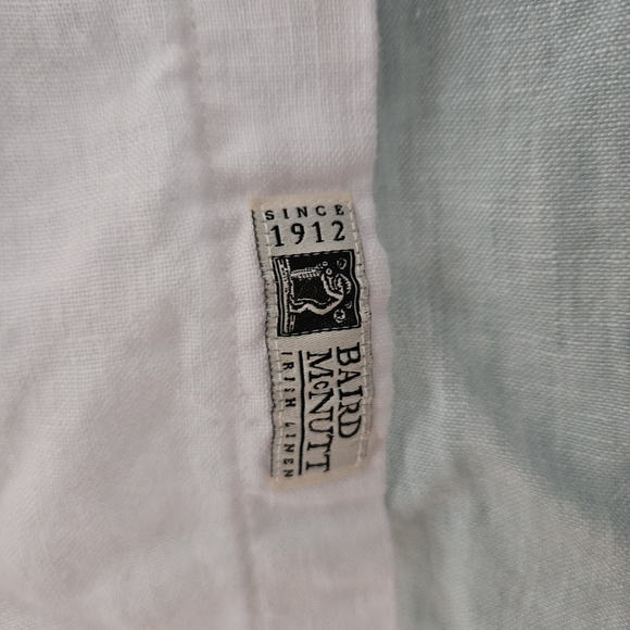 JCrew men's linen button down shirt multicolor patchwork size small - Picture 3 of 7